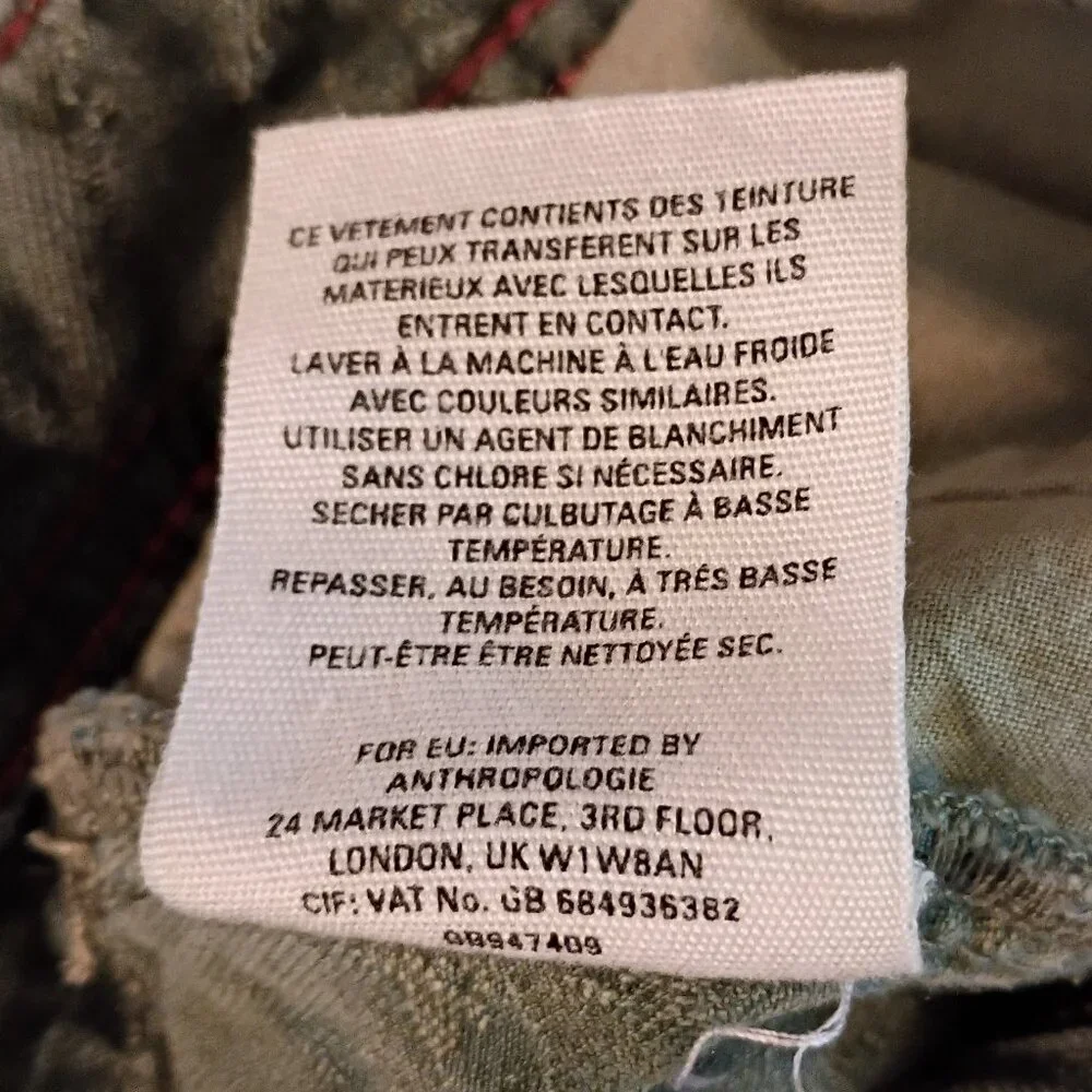 ANTHROPOLOGIE The Wanderer Embossed Pants - Picture 9 of 11